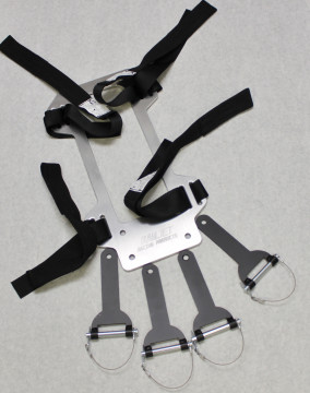 BLOWER RESTRAINT KIT W HEADER BKTS  & GASKETS ,  Kit- 6-71  8-71 10-71 14-71  SFI 14.1- TBS-250